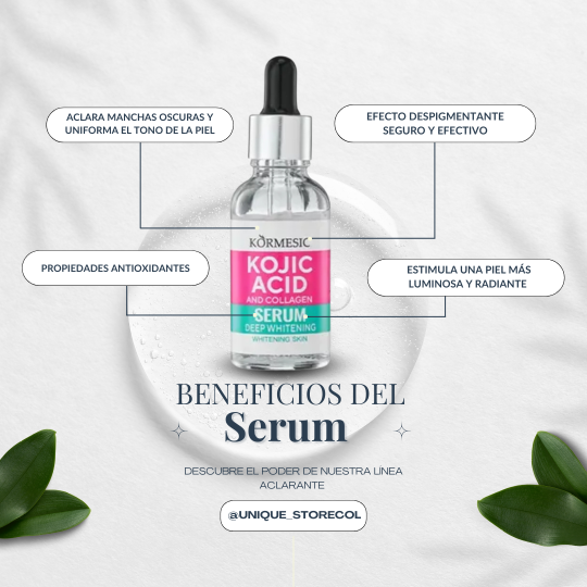 Sérum Despigmentante de Ácido Kójico 30ml - KORMESIC